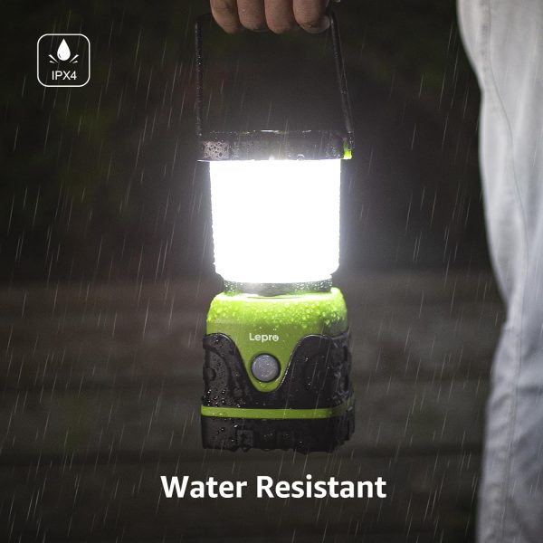 LE 1000LM Battery Powered LED Camping Lantern, Waterproof Tent Light with 4 Light Modes, Camping Essentials, Portable Lantern Flashlight for Camping, Emergency Light, Power Outages, Not Rechargeable - Image 12