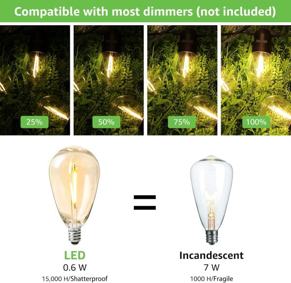 Lepro ZB1 AI Smart Outdoor String Lights APP Control, 100(88+12) ft RGB+IC+Warm White Outdoor Light 30 LED Bulbs, NOT Extendable, Alexa Google Enabled, Music Sync, NO Remote, 2.4 GHz WiFi+Bluetooth - Image 23